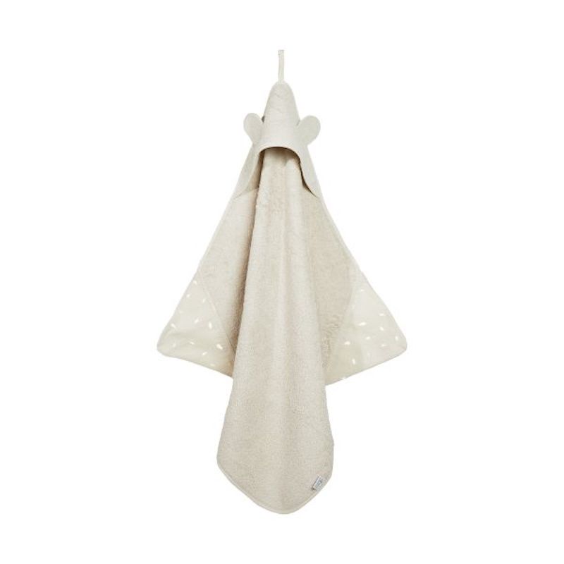 Nifty badcape 2-in-1 met oortjes vanilla