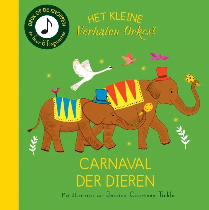 Geluidenboek Het kleine verhalenorkest Carnaval der dieren 1 jaar+