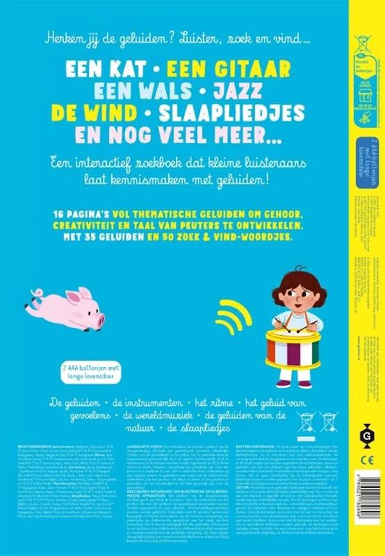 Boek Mijn grote muziekboek met geluiden