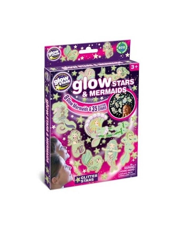 Glow Stars sterren en zeemeerminnen 43 stuks