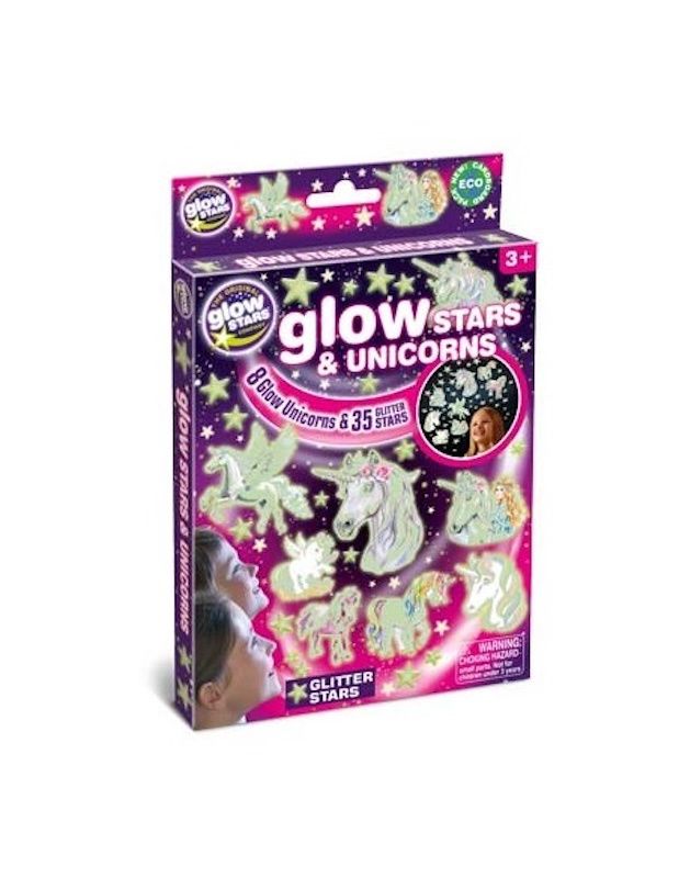 Glow Stars sterren en eenhoorns 43 stuks