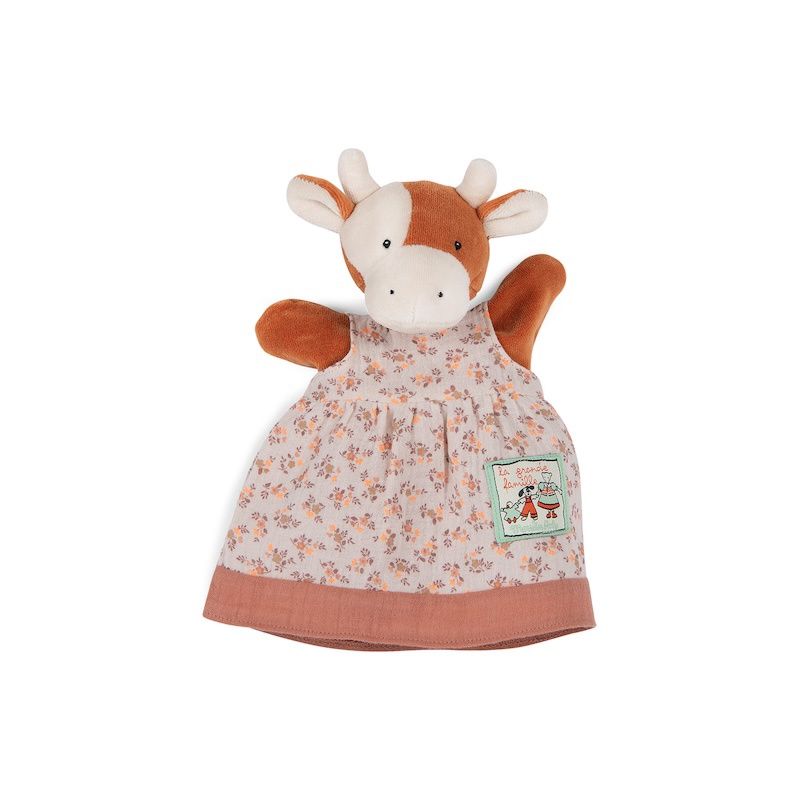 Moulin Roty handpop kalfje Charlotte La Grande Famille