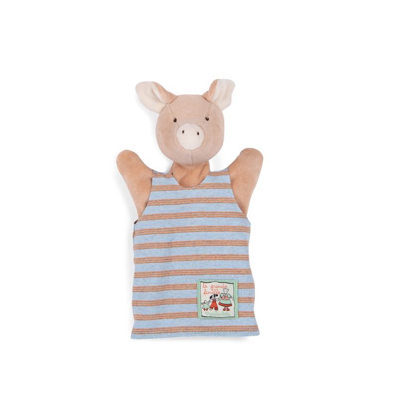 Moulin Roty handpop biggetje Philémon La Grande Famille