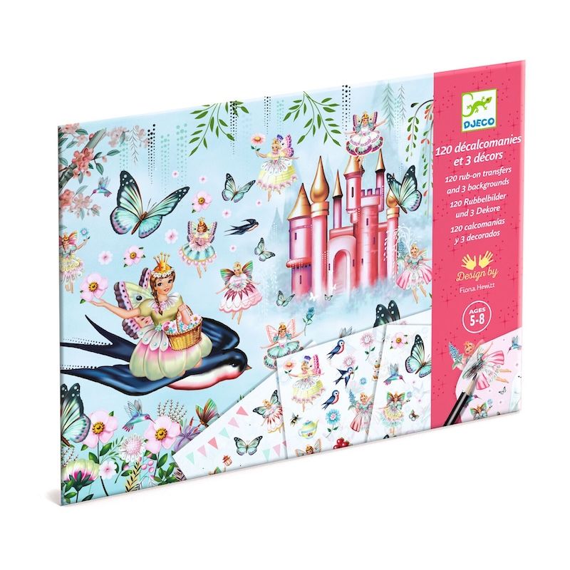 Djeco transferplaatjes fairyland  5-8 jaar