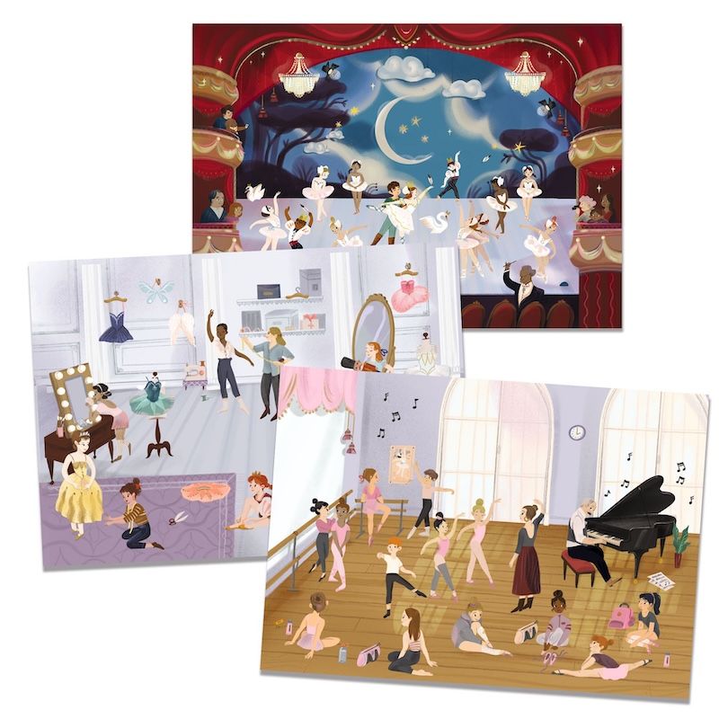 Djeco transferplaatjes balletdansers 5-8 jaar