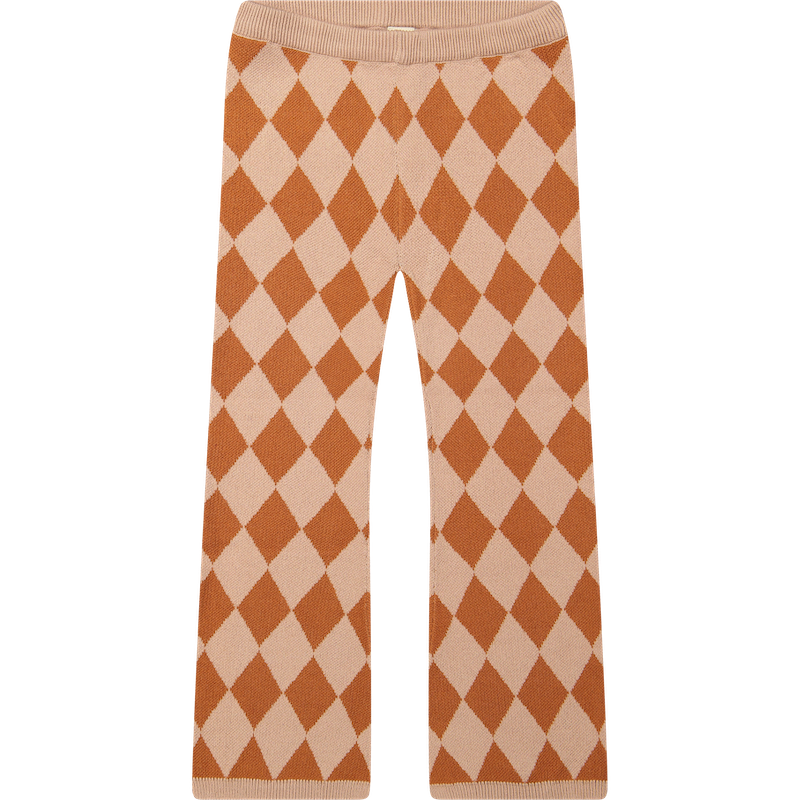 Riffle Amsterdam broekje Percy gebreid sirocco/leather brown W26, Maat: 56