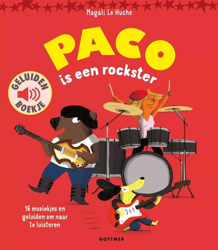 Geluidenboek Paco is een rockster