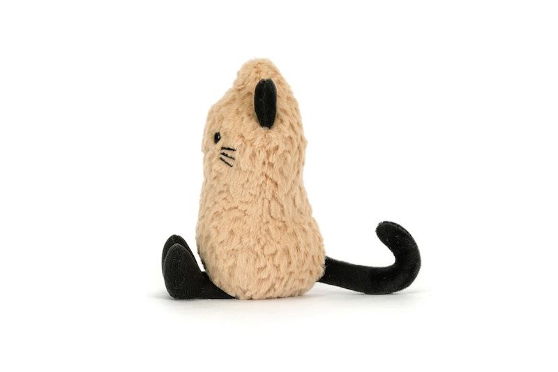 Jellycat knuffel Amuseables Peanut Cat Outfit pinda