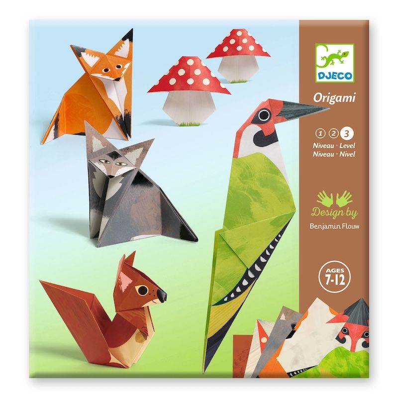 Djeco knutselpakket origami boswandeling  7-12 jaar