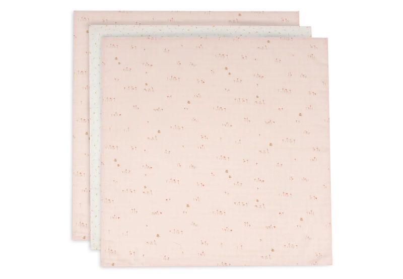 Jollein swaddle small Pretty Picnic 3-pack 70x70 cm