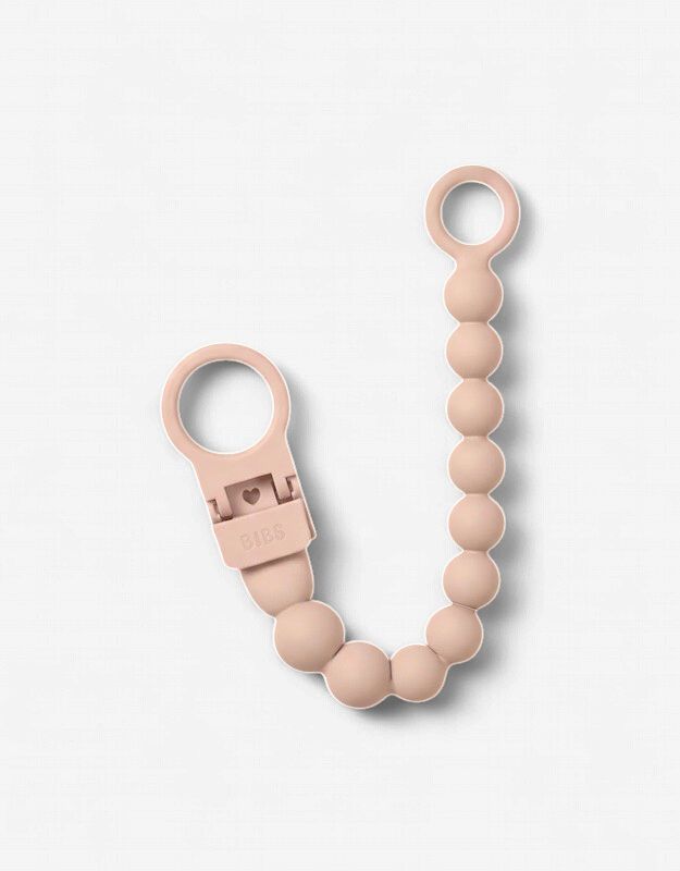 Bibs speenkoord beaded blush