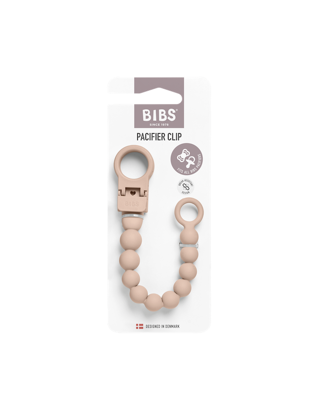 Bibs speenkoord beaded blush