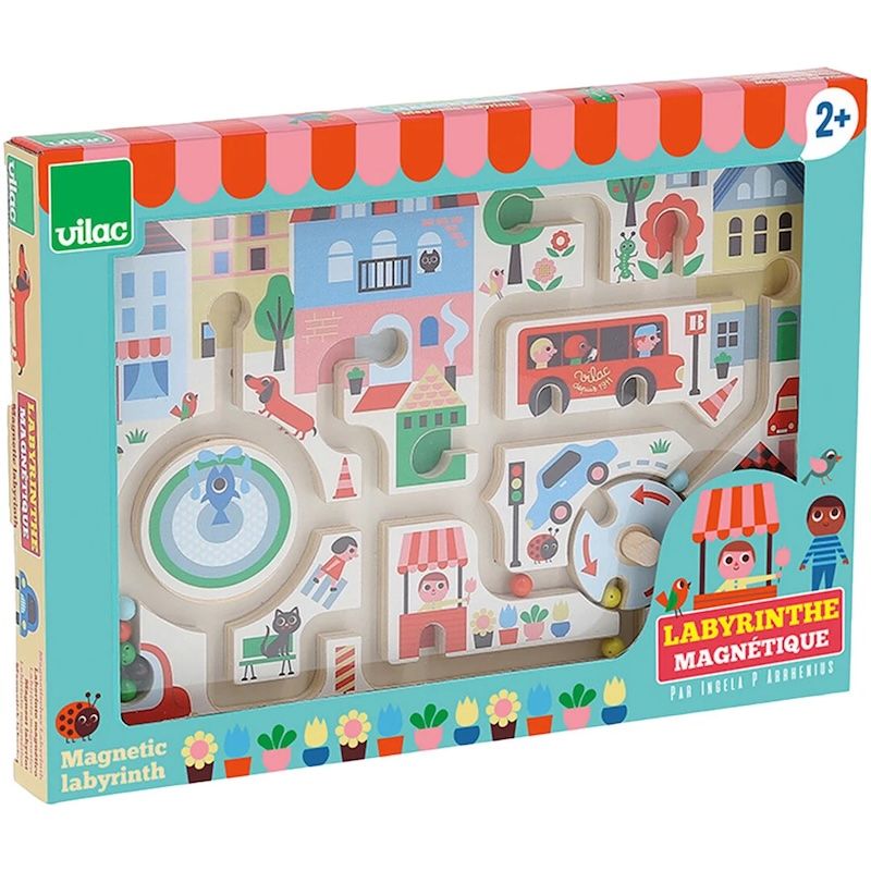 Vilac magnetisch doolhof mijn kleine stad