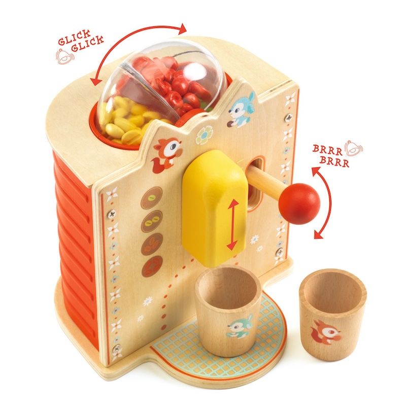 Djeco houten koffie-machine Espresso