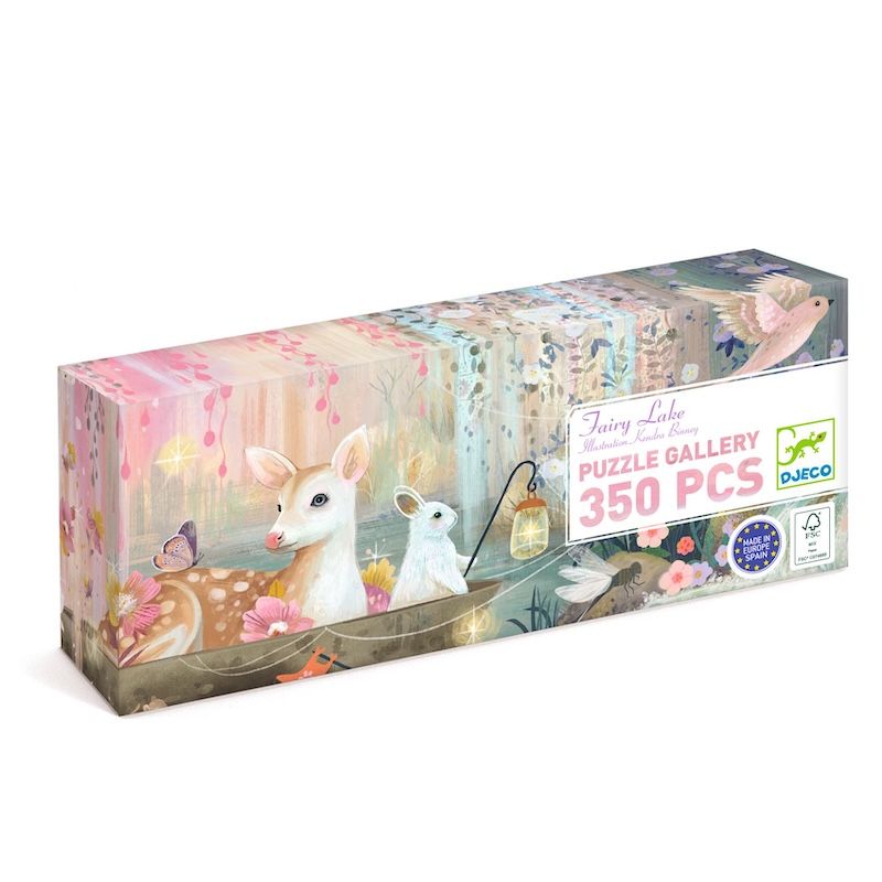 Djeco galerijpuzzel fairy lake 350 st