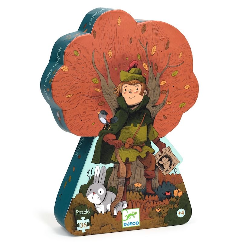 Djeco silhouetpuzzel Robin Hood 36 st