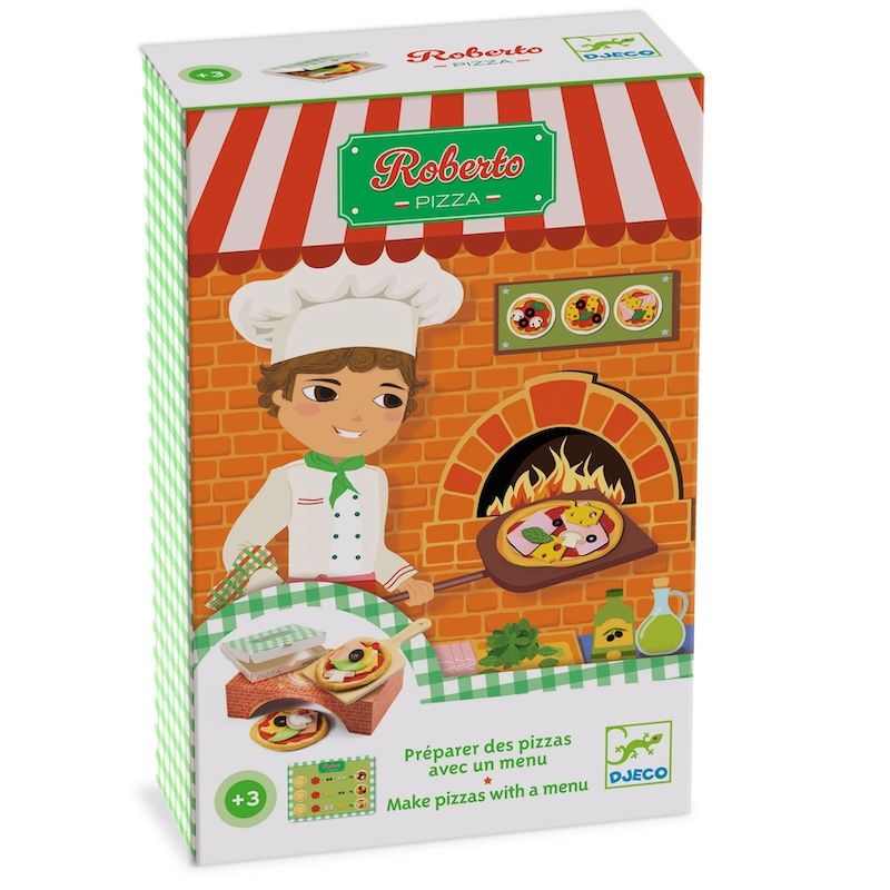 Djeco houten pizza Luigi  3 jaar+