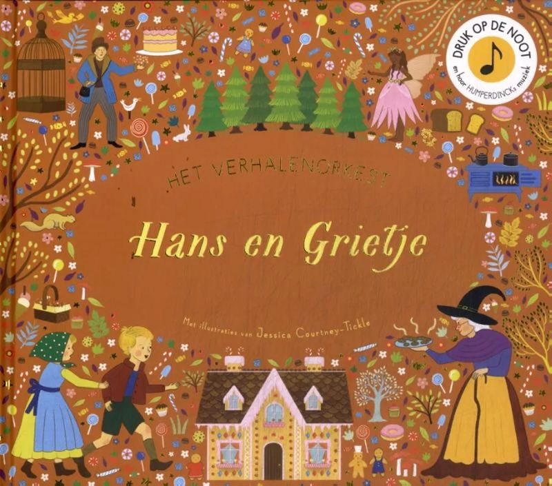 Geluidenboek Het verhalenorkest Hans en Grietje