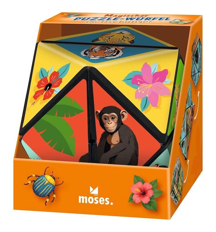 Moses magische kubus in de jungle
