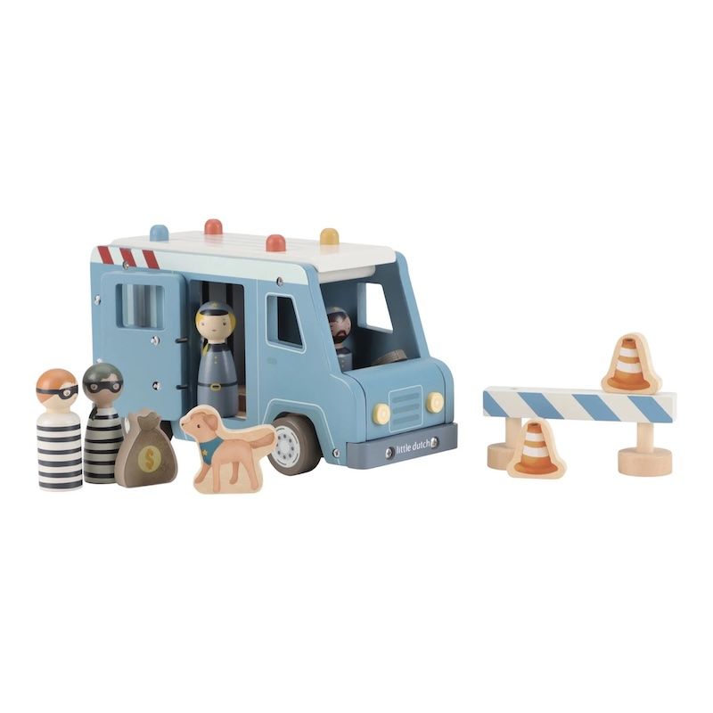 Little Dutch politiebus blauw