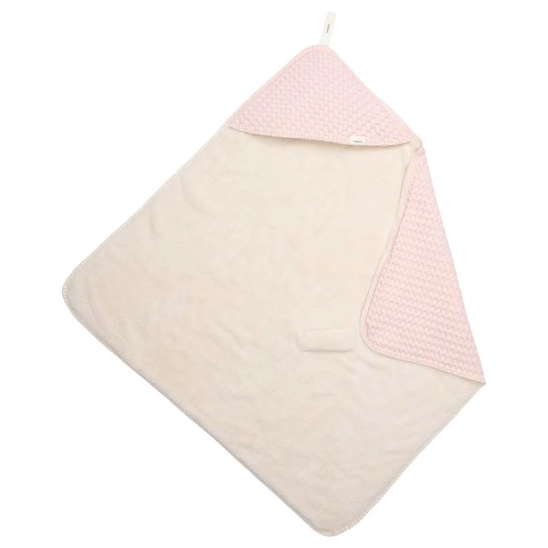 Koeka omslagdoek Oslo wafel teddy kleur cotton candy