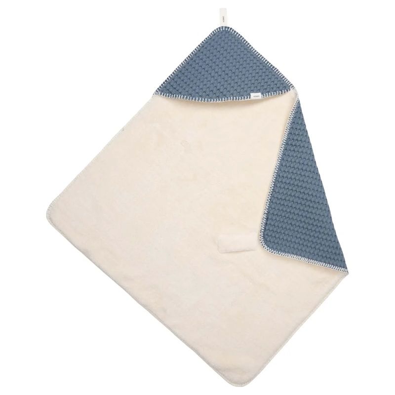 Koeka omslagdoek Oslo wafel teddy kleur bluestone