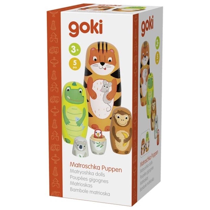Goki Matroesjka-poppen dieren