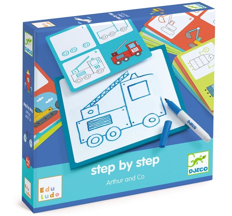 Djeco tekenen step by step Arthur &amp; Co 4-6 jaar