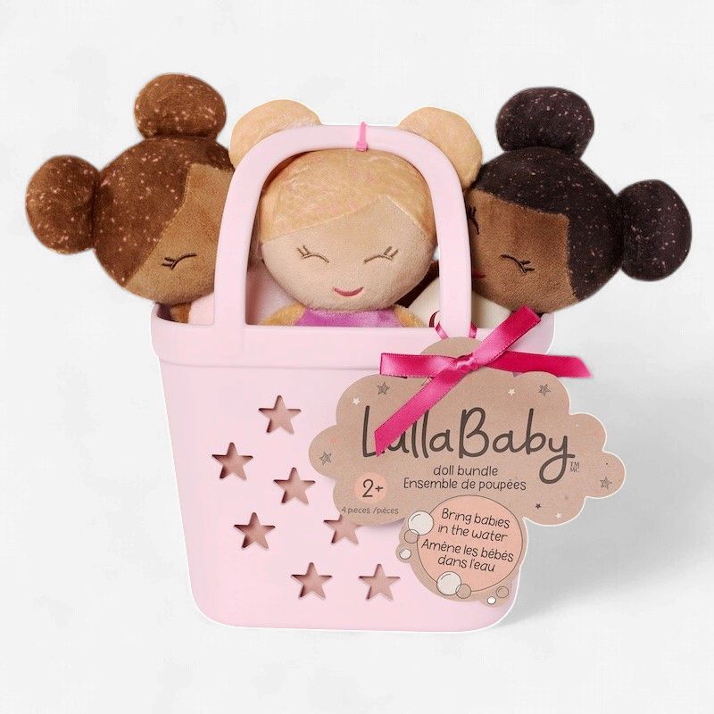 Lullababy badpoppen 3 stuks in mandje