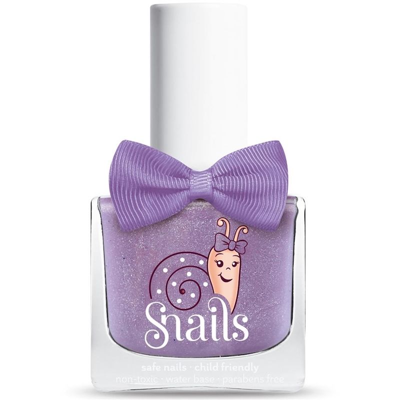 Snails nagellak lila met kinderringetje strik