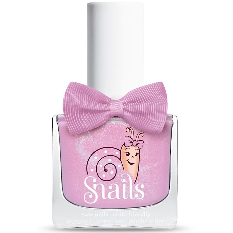 Snails nagellak lichtroze met kinderringetje strik