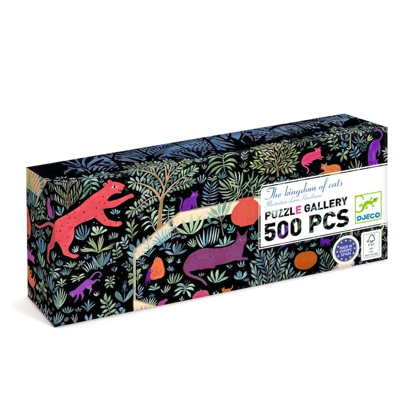 Djeco galerijpuzzel The kingdom of cats 500 st