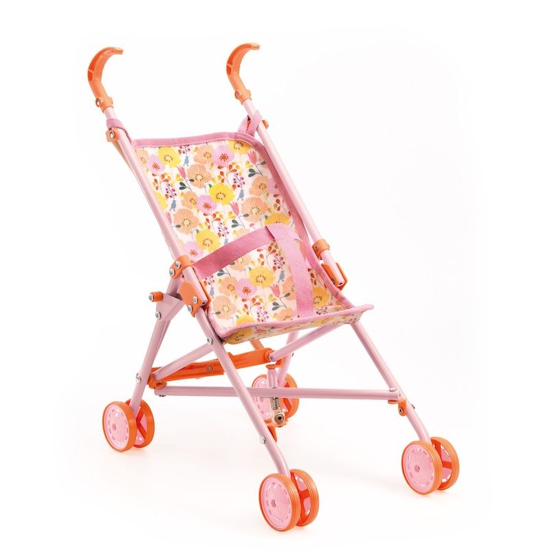 Djeco buggy voor poppen Bloemen