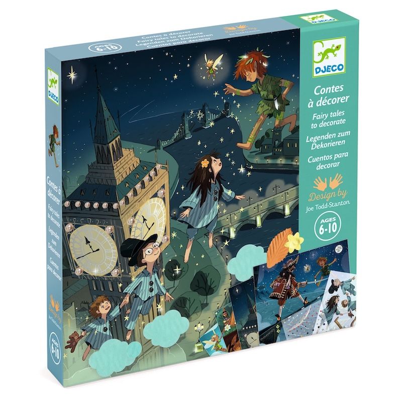 Djeco knutselpakket schilderijtjes versieren Peter Pan 6-10 jaar