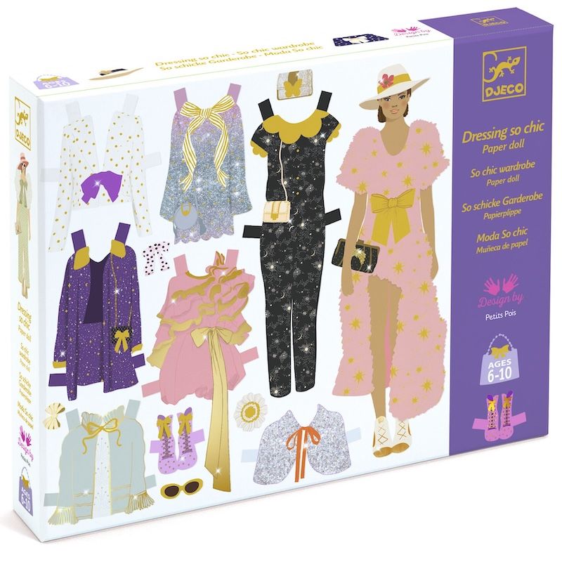 Djeco papieren poppen So chic garderobe 6-10 jaar