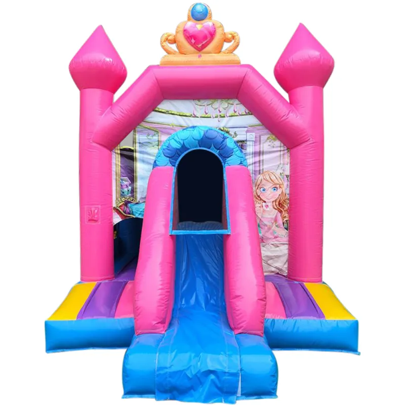 Hüpfburg Prinzessin mit Rutsche