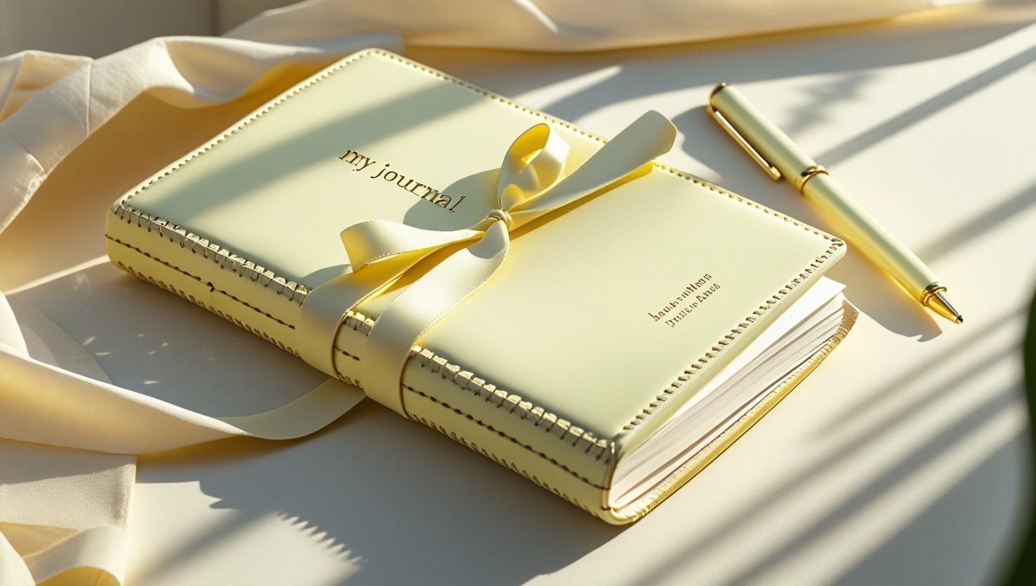 Personalised Journal Yellow