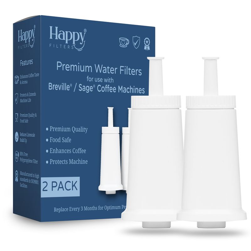 Happy Filters - 2 x Water Filters for UK Sage Coffee Machines