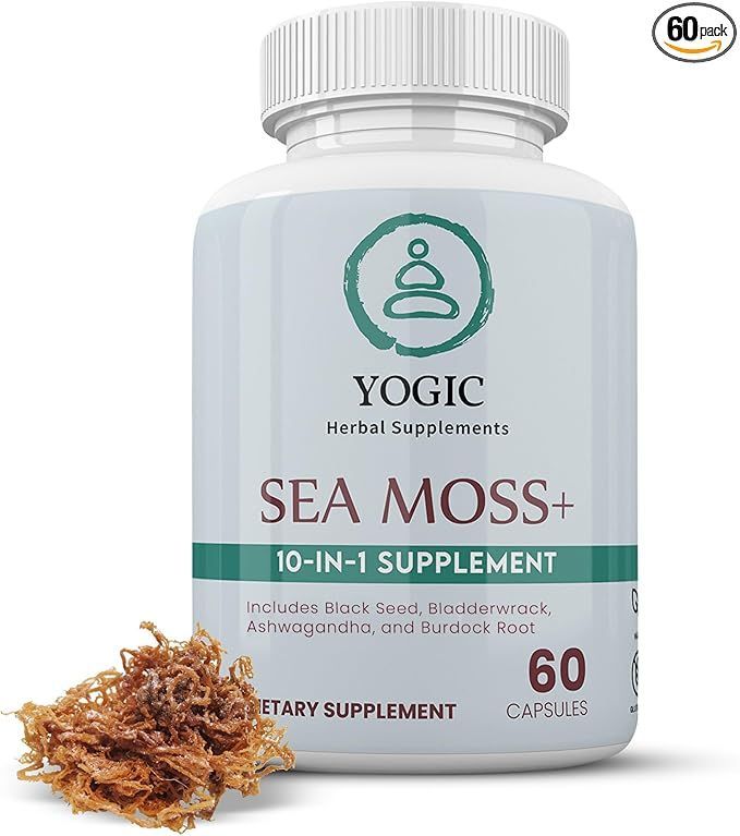 Yogic Sea Moss 3000 mg Black Seed Oil