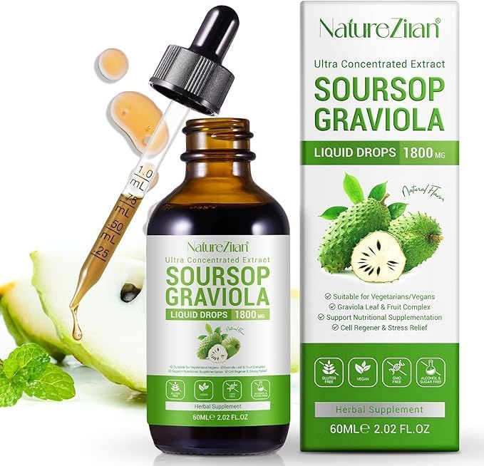 Soursop Graviola Liquid Drops - Soursop Bitters Liquid