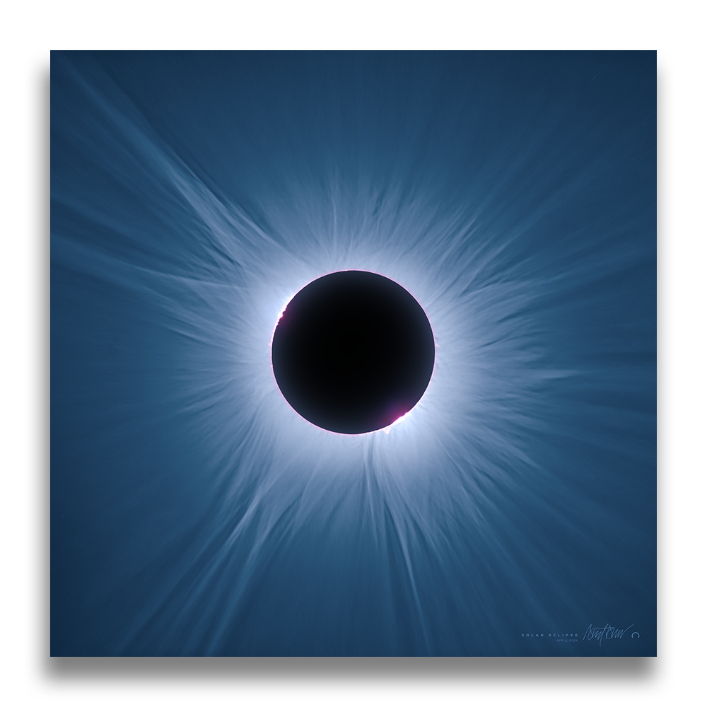 Solar Eclipse, Available Sizes: 24" Metal Mount