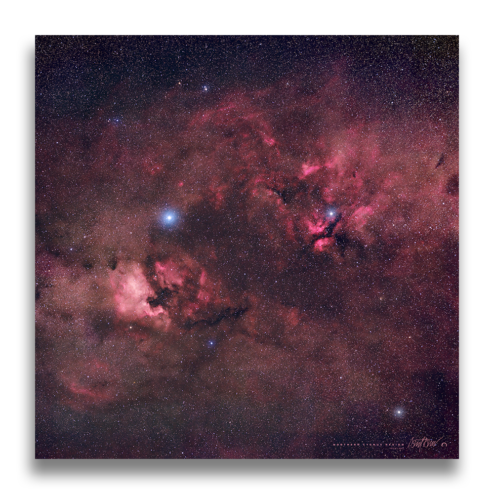 Northern Cygnus Region, Available Sizes: 24" Metal Mount