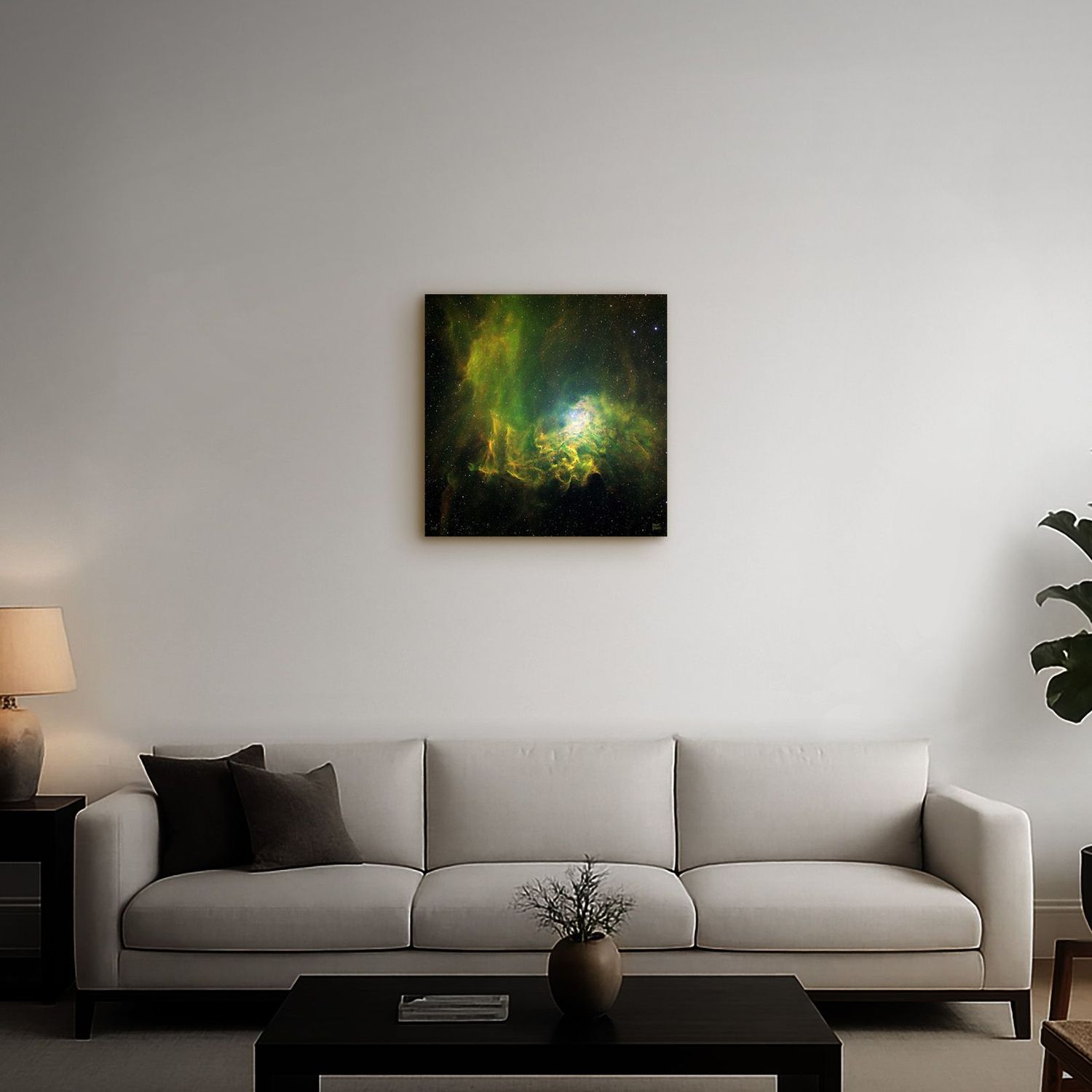 Flaming Star Nebula, Available Sizes: 24" Metal Mount