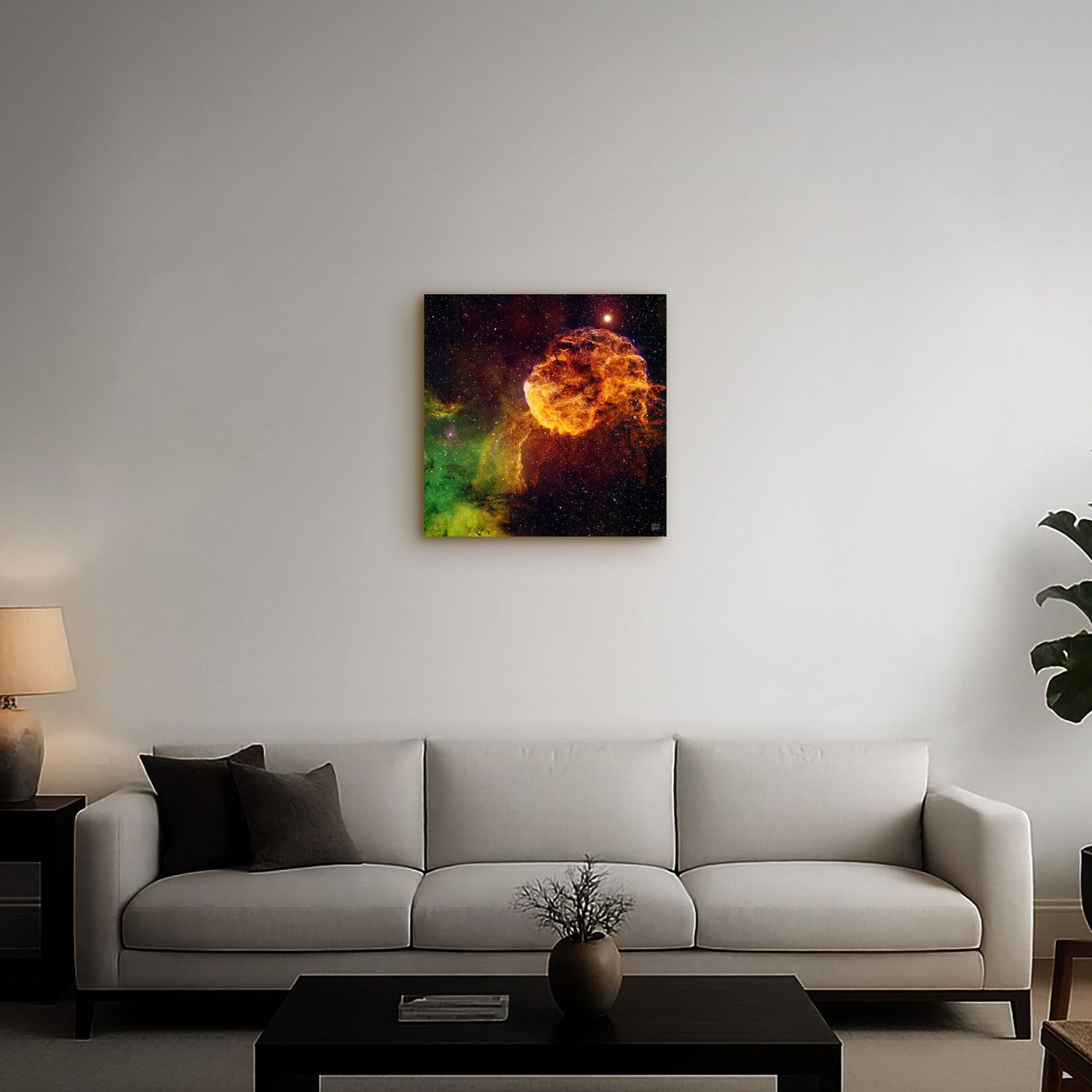 Jelly Fish Nebula, Available Sizes: 24" Metal Mount