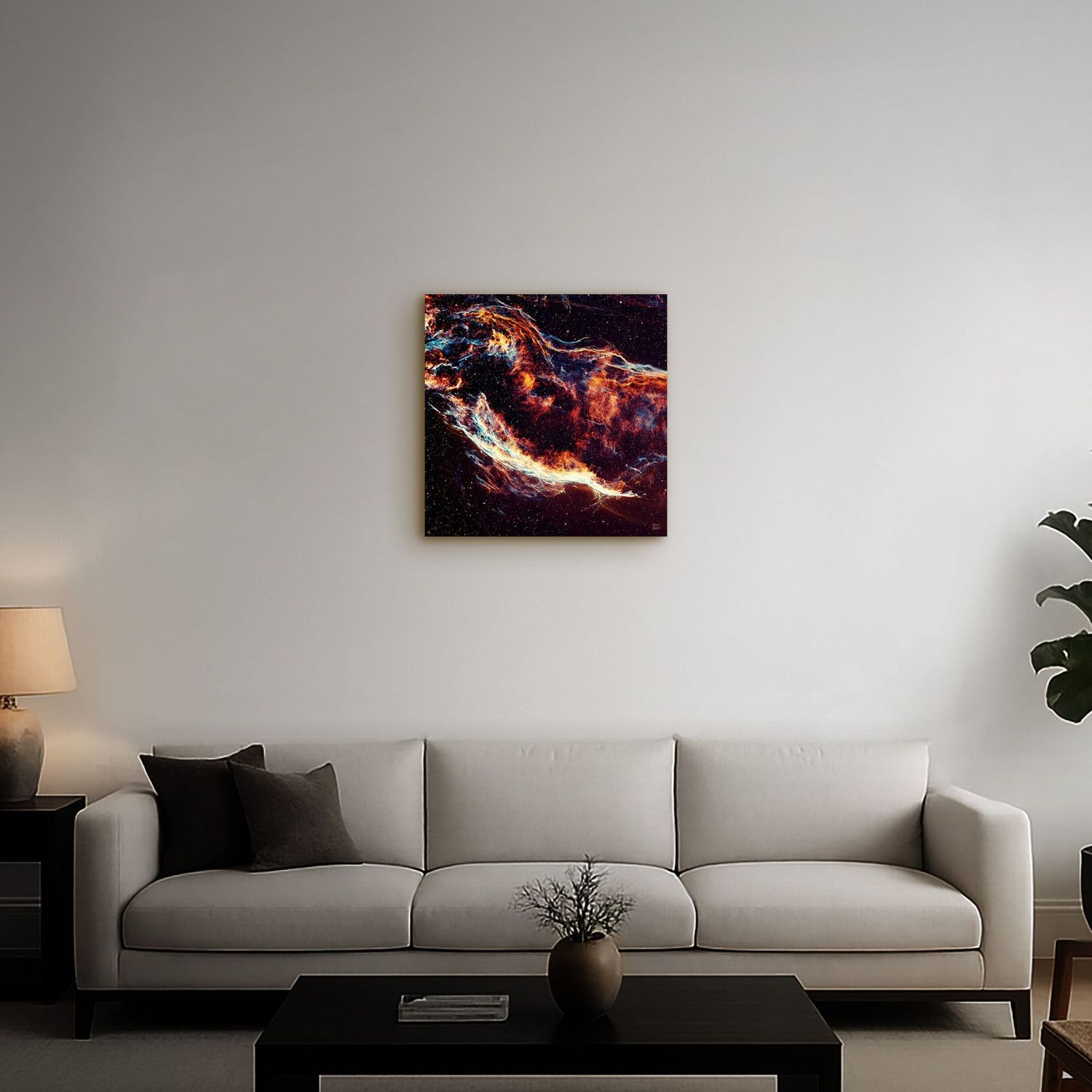 Western Veil Nebula 2, Available Sizes: 24" Metal Mount