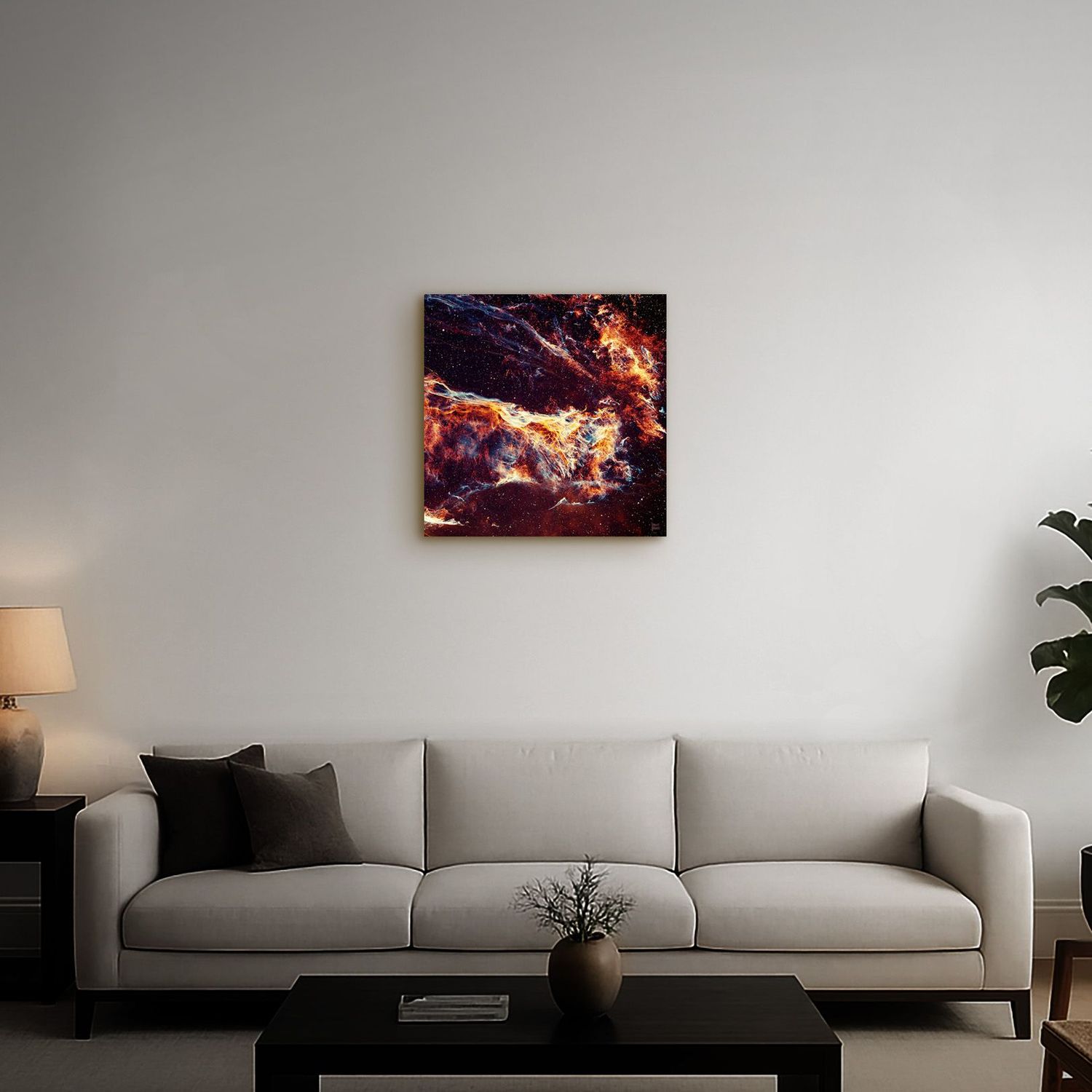 Western Veil Nebula 1, Available Sizes: 24" Metal Mount