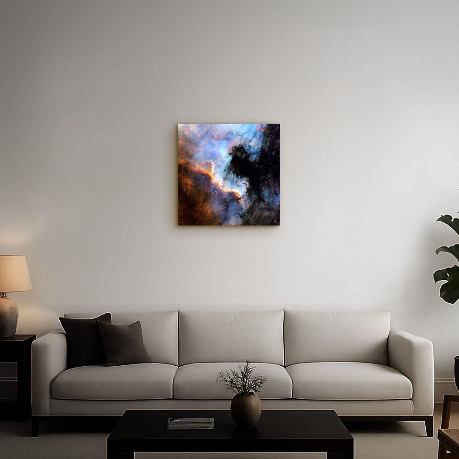 Cygnus Wall, Available Sizes: 24" Metal Mount