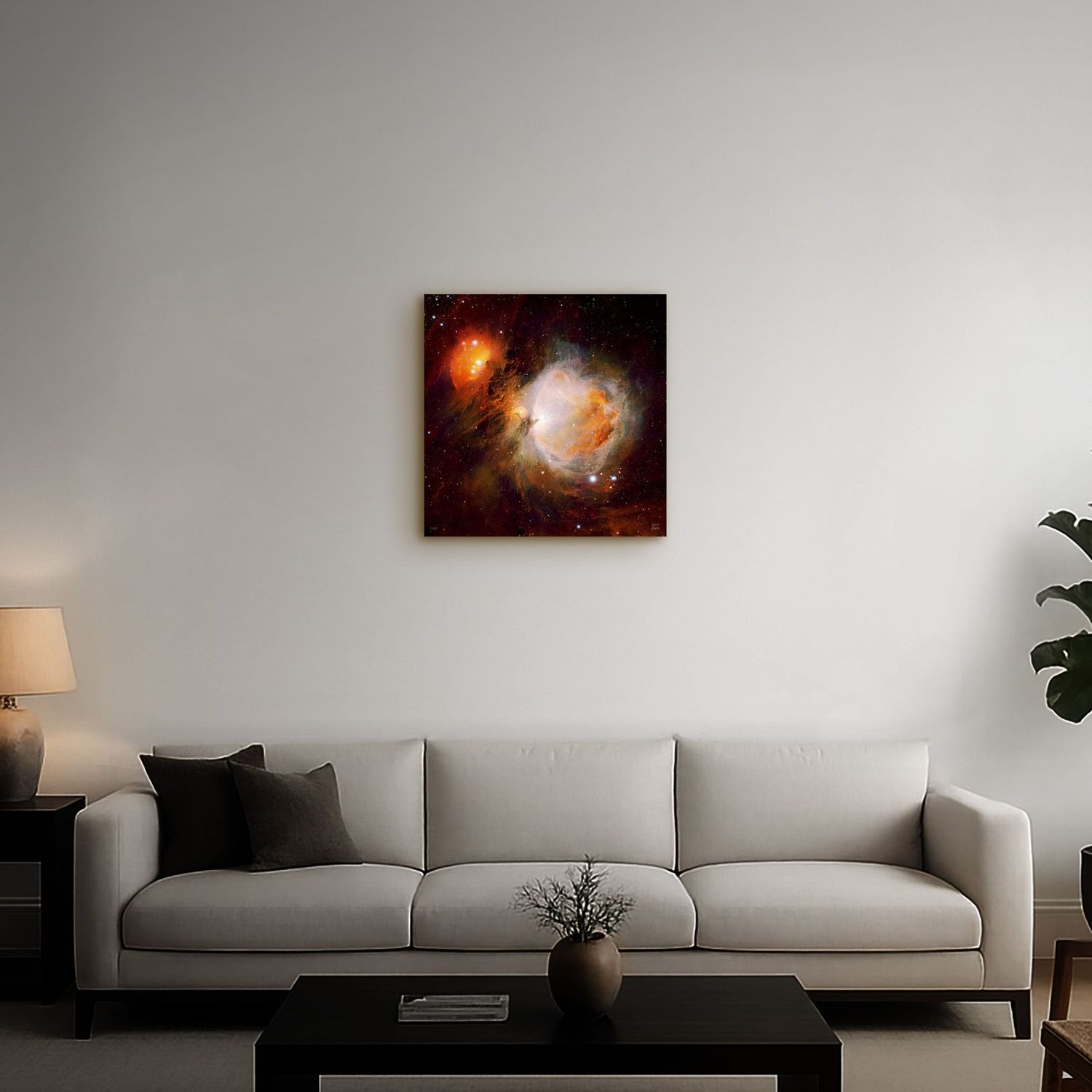 Orion Nebula, Available Sizes: 24" Metal Mount