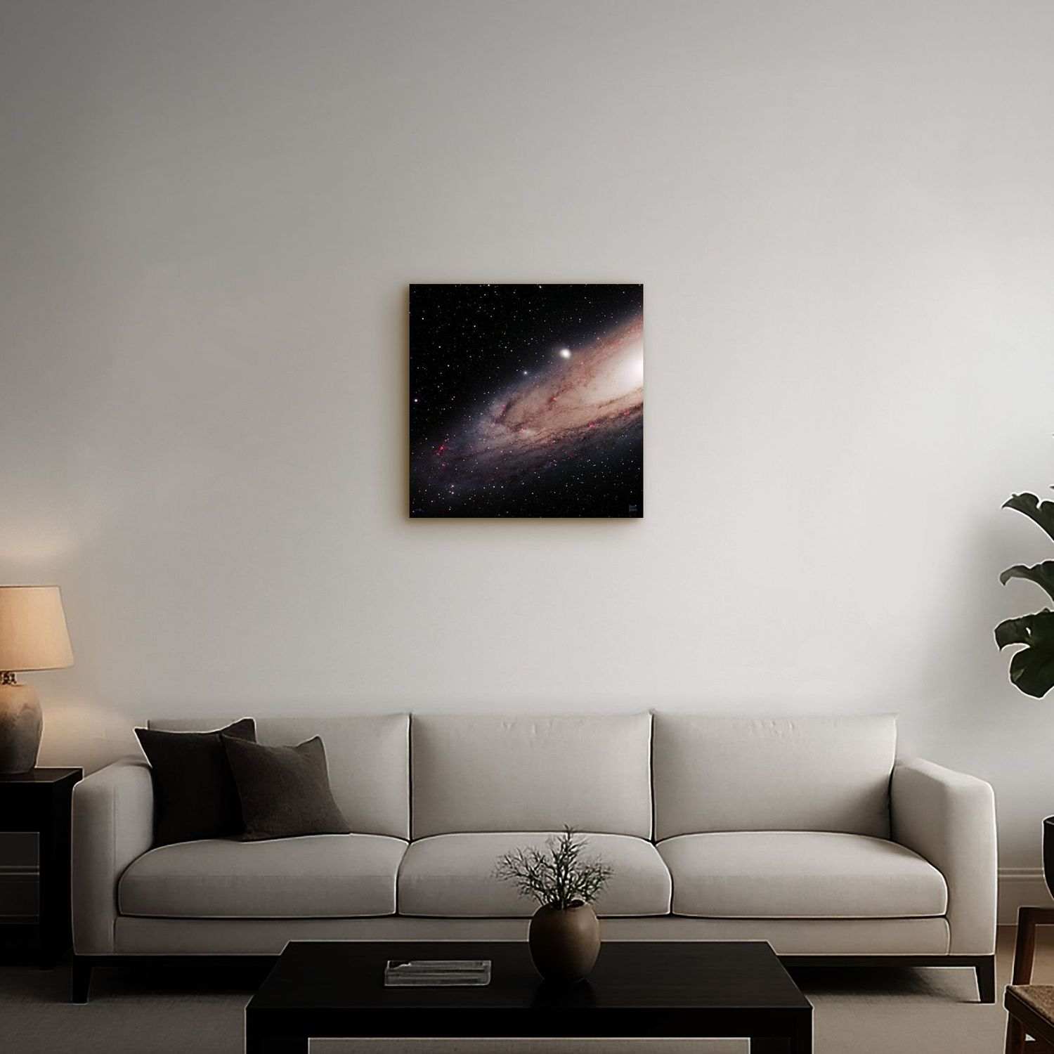 Andromeda Galaxy 1, Available Sizes: 24" Metal Mount