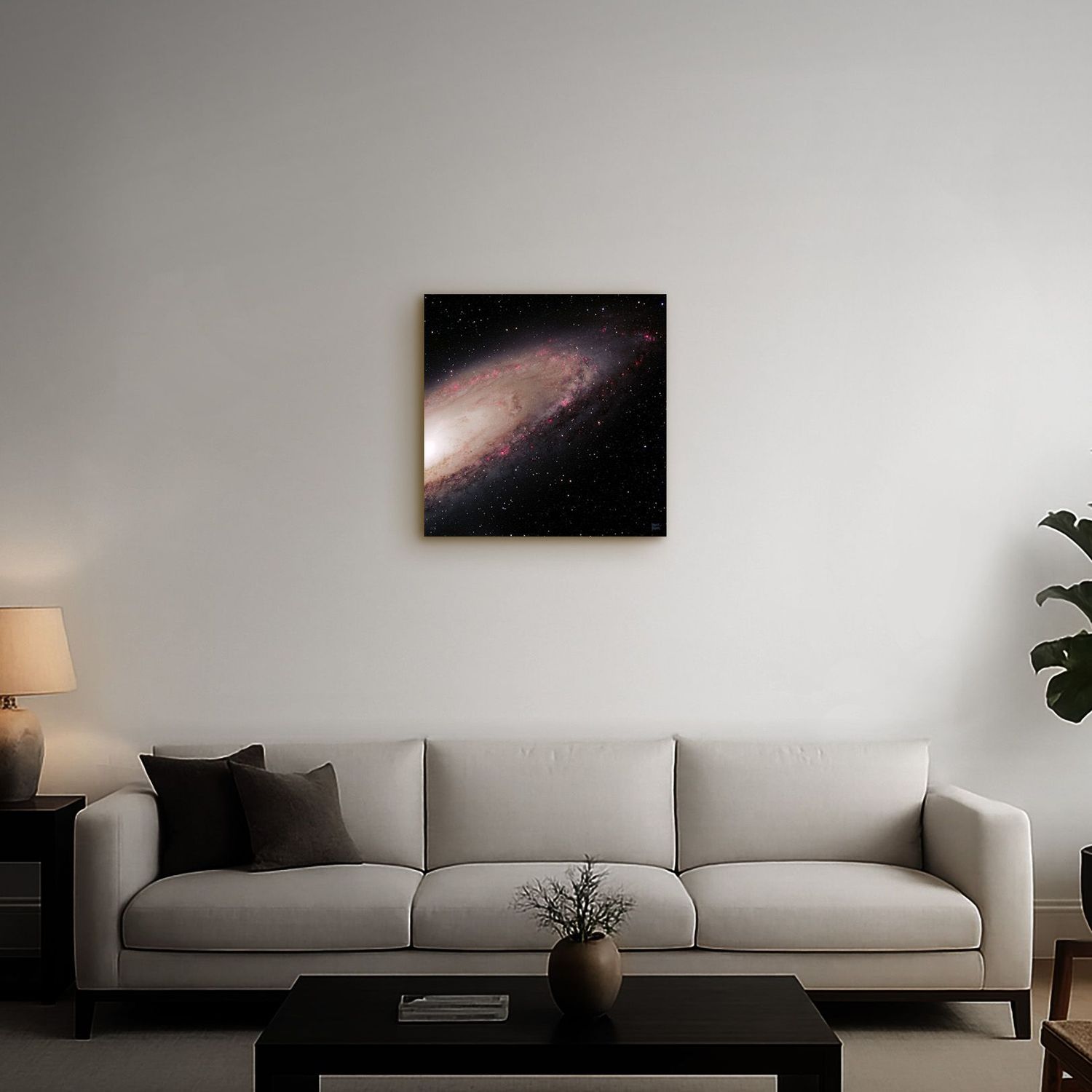 Andromeda Galaxy 2, Available Sizes: 24" Metal Mount